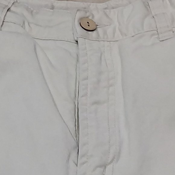 Tommy Bahama Womens Capri 12 Beige Stretch Relaxed Fit 5 Pocket Pants - Picture 4 of 9